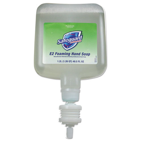 Safeguard Professional Antibacterial Foam Hand Soap Refill, E-2 Formula, Unscented, 1,200 mL, 4/Carton