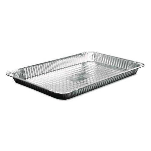 HFA Aluminum Steam Table Pans, Full-Size Shallow, 1.63" Deep, 12.19 x 20.75, 50/Carton