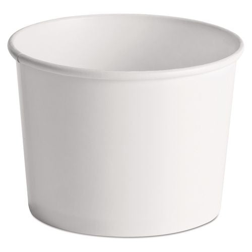 Chinet Paper Food Containers, 64 oz, White, 25/Pack, 10 Packs/Carton