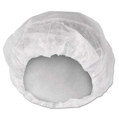 KleenGuard A10 Bouffant Caps, Polypropylene, Medium, White, 200 Pack, 3 Packs/Carton