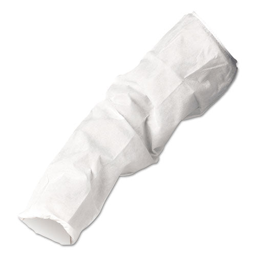 KleenGuard A20 Breathable Particle Protection Sleeve Protectors, One Size Fits Most, White, 200/Carton