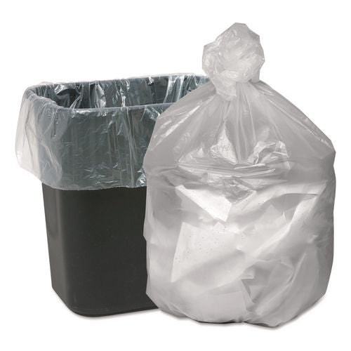 Good 'n Tuff Waste Can Liners, 16 gal, 6 mic, 24" x 31", Natural, 50 Bags/Roll, 20 Rolls/Carton