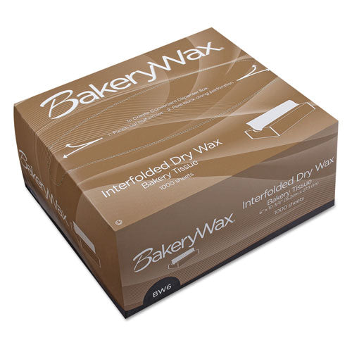 Bagcraft EcoCraft Interfolded Dry Wax Bakery Tissue, 8 x 10.75, White, 1,000/Box, 10 Boxes/Carton