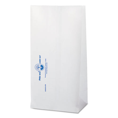 Bagcraft Dubl Wax SOS Bakery Bags, 6.13" x 4" x 12.38", White, 1,000/Carton
