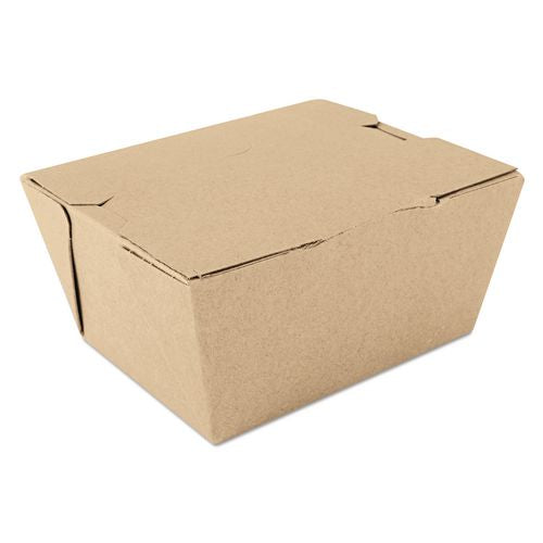 SCT ChampPak Carryout Boxes, #1, 4.38 x 3.5 x 2.5, Brown, Paper, 450/Carton