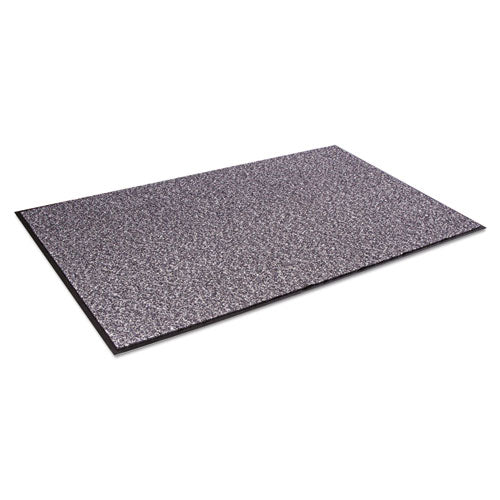 Crown Cordless Stat-Zap Carpet Top Mat, Pewter Gray Carpeted Olefin-Polypropylene Surface, 36" x 60"