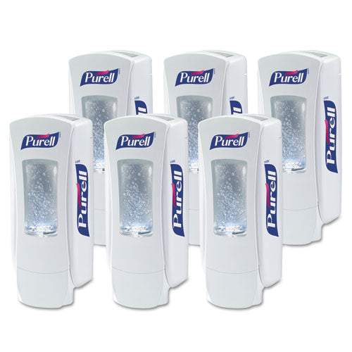 PURELL ADX-12 Dispenser, 1,200 mL, 4.5 x 4 x 11.25, White, 6/Carton