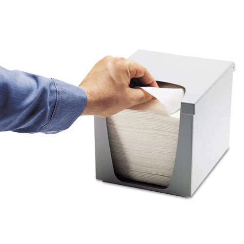 Kimberly-Clark Professional* Quarterfold Wiper Dispenser, Plastic, 7.5 x 9 x 7.38, Gray, 6/Carton
