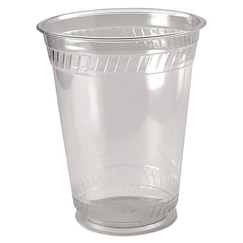 Fabri-Kal Greenware Cold Drink Cups, 16 oz, Sugarcane, Clear, 50/Sleeve, 20 Sleeves/Carton