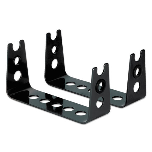 Allsop Metal Art Monitor Stand Risers, 4.75 x 8.75 x 2.5, Black