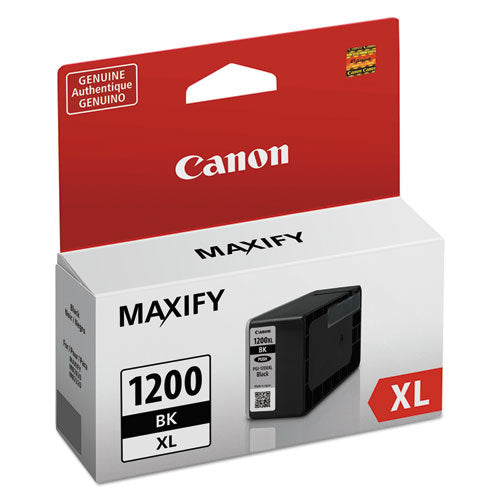 Canon 9183B001 (PGI-1200XL) High-Yield Ink, 1,020 Page-Yield, Black