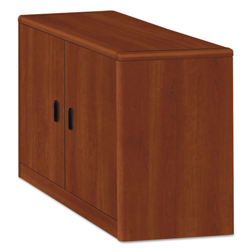HON 10700 Series Locking Storage Cabinet, 36w x 20d x 29.5h, Cognac