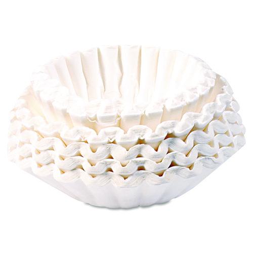 BUNN Flat Bottom Coffee Filters, 12 Cup Size, 250/Pack, 12 Packs/Carton