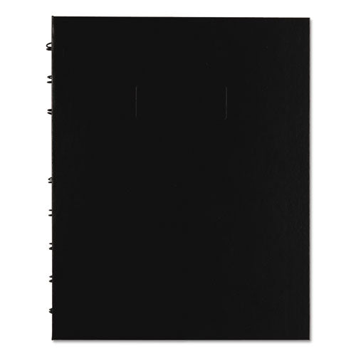 Blueline NotePro Quad Notebook, Data/Lab-Record Format with Narrow and Quadrille Rule Sections, Black Cover, (96) 9.25 x 7.25 Sheets