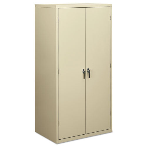 HON Assembled Storage Cabinet, 36w x 24.25d x 71.75h, Putty