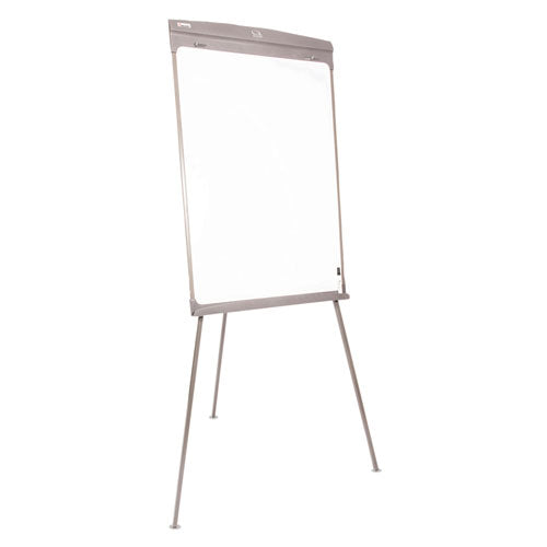 AbilityOne 7520016421222, SKILCRAFT Standard Presentation Easel, 27" x 35", White Surface, Graphite Gray Steel Frame