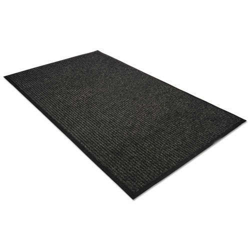 Guardian Golden Series Dual Rib Indoor Wiper Mats, Rectangular, Brown Carpeted Surface, 36" x 60"