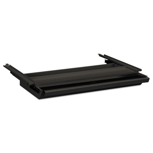 HON Center Drawer with Core Removable Locks, Metal, 24.75w x 14.75d x 3h, Charcoal