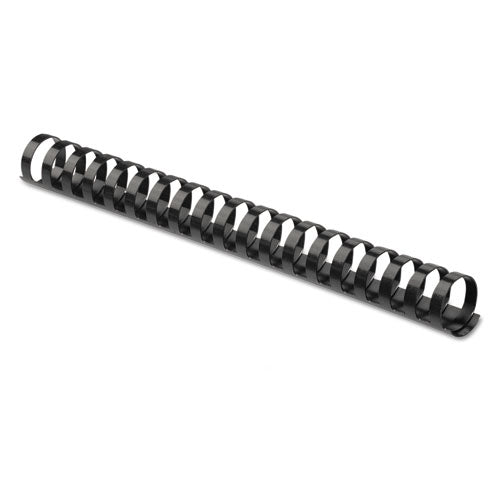 Fellowes Plastic Comb Bindings for 11 x 8.5 Documents, 19 Rings, 1.5" (340-Sheet) Capacity, Black, 10/Pack
