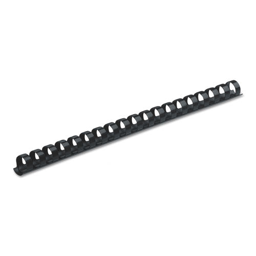 Fellowes Plastic Comb Bindings for 11 x 8.5 Documents, 19 Rings, 0.5" (90-Sheet) Capacity, Navy Blue, 100/Pack