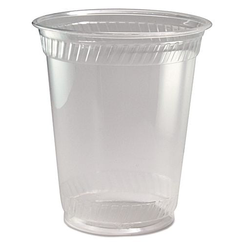 Fabri-Kal Kal-Clear PET Cold Drink Cups, Squat, 12 oz to 14 oz, Plastic, Clear, 50/Sleeve, 20 Sleeves/Carton