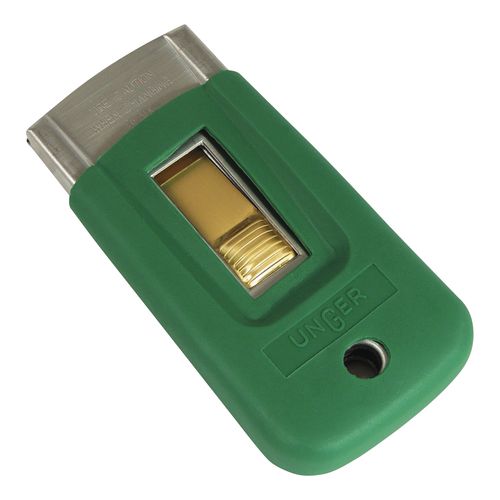 Unger ErgoTec Safety Scraper with Rubber Cover, 1.5" Blade
