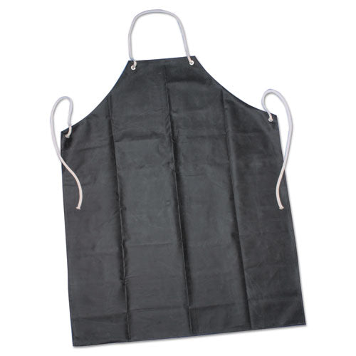 AbilityOne 8415006345023, SKILCRAFT Laboratory Apron, Rubber/Aluminum/Nylon, One Size Fits Most, Black