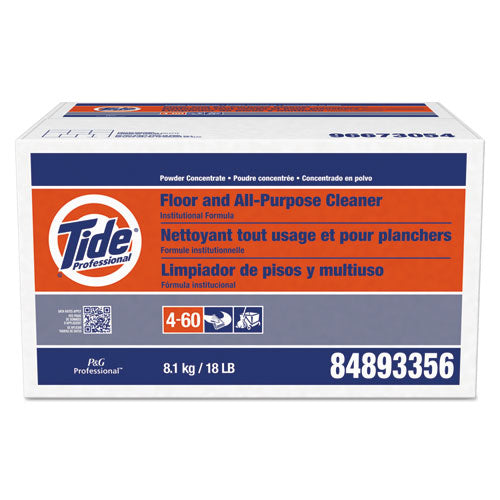 Tide PRO Floor and All-Purpose Cleaner, Unscented, 18 lb Box