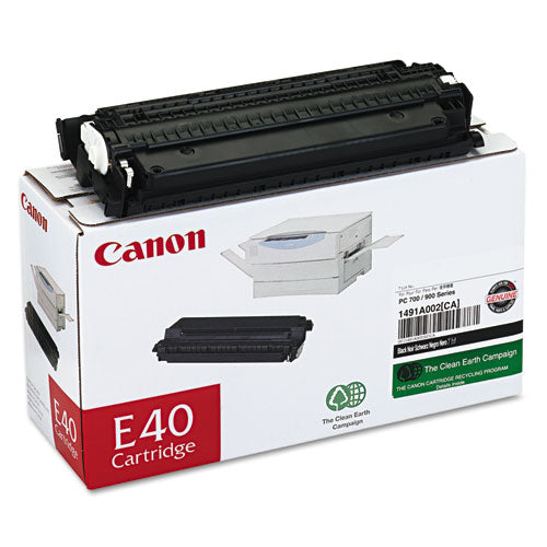 Canon 1491A002 (E40) Toner, 4,000 Page-Yield, Black