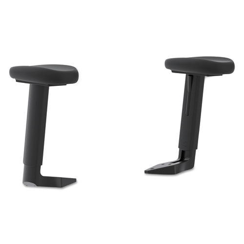 HON ValuTask Height-Adjustable Arm Kit for HON ValuTask Chairs, 4 x 10.25 x 11.88, Black, 2/Set