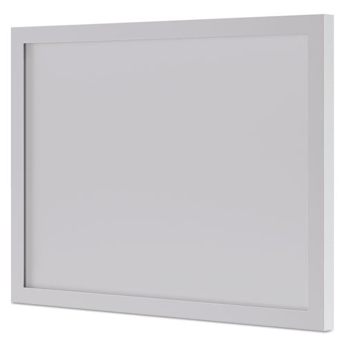 HON BL Series Frosted Glass Modesty Panel, 39.5w x 0.13d x 27.25h, Silver/Frosted