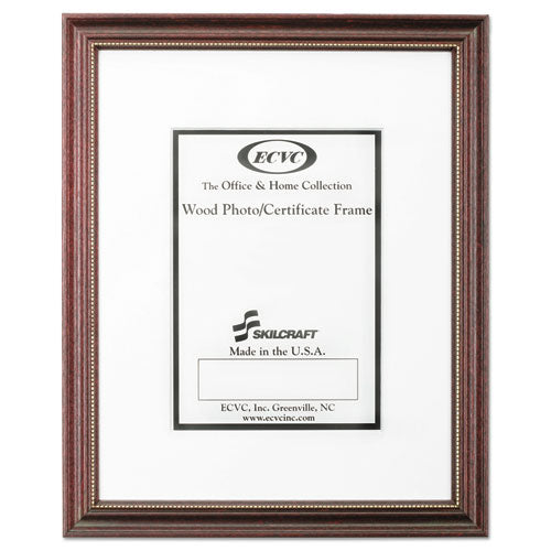 AbilityOne 7105014246478, SKILCRAFT Mahogany Frames, Certificate/Photo, 11 x 14, 12/Carton