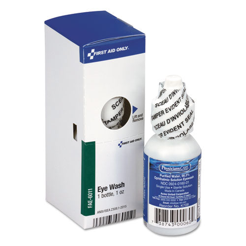 First Aid Only Eyewash, 1 oz Bottle