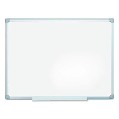 MasterVision Earth Silver Easy Clean Dry Erase Boards, 48" x 36", White Surface, Satin Aluminum Frame
