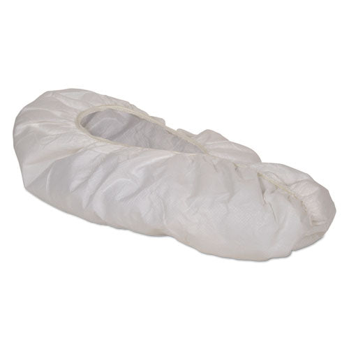 KleenGuard A40 Shoe Covers, One Size Fits Most, White, 400/Carton