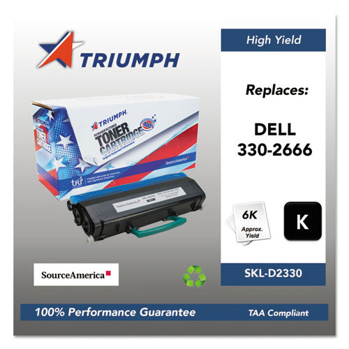 Triumph 751000NSH1085 Remanufactured 330-2666 High-Yield Toner, 6,000 Page-Yield, Black