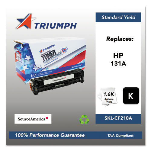 Triumph 751000NSH1397 Remanufactured CF210A (131A) Toner, 1,500 Page-Yield, Black