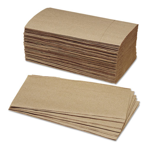 AbilityOne 8540010556134, SKILCRAFT Paper Towel, 1-Ply, 5.38 x 9.25, Kraft, 250 Sheets/Bundle, 16 Bundles/Box
