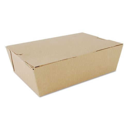 SCT ChampPak Carryout Boxes, #3, 7.75 x 5.5 x 2.5, Brown, Paper, 200/Carton