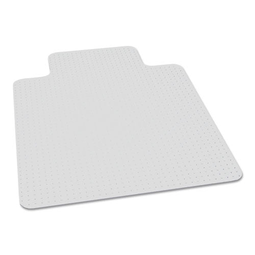 AbilityOne 7220016568317, SKILCRAFT Biobased Chairmat for High Pile Carpeted Floors, Rectangular with Lip, 46" x 60", Clear