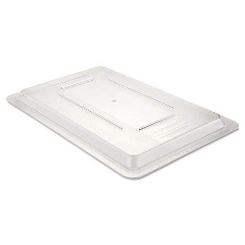 Rubbermaid Commercial Food/Tote Box Lids, 12 x 18, Clear, Plastic