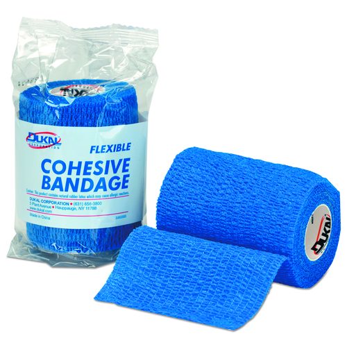 First Aid Only First-Aid Refill Flexible Cohesive Bandage Wrap, 3" x 5 yd, Blue