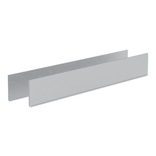 Safco Medina Series Conference Table Modesty Panels, 82.5" x 0.63" x 11.8", Gray, Steel