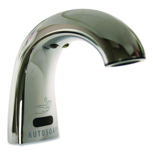 Rubbermaid Commercial One Shot Soap Dispenser - Touch Free, Foam, 800 mL/1,600 mL, 1.9 x 5.5 x 4, Polished Chrome