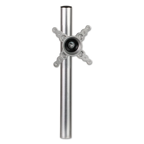 Fellowes Lotus Single Monitor Arm Kit, For 26" Monitors, 180 Degree Rotation, 180 Degree Pan, Silver, Supports 17 lb