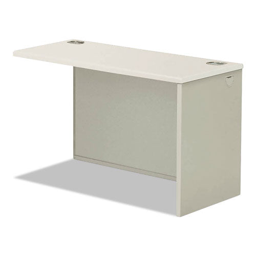 HON 38000 Series Return Shell, Right, 60w x 24d x 29.5h, Silver Mesh/Light Gray