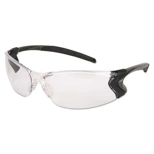 MCR Safety Backdraft Glasses, Frameless, Clear Single Hard Coat Lens