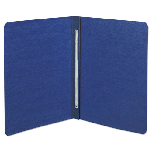 ACCO PRESSTEX Report Cover with Tyvek Reinforced Hinge, Side Bound, Two-Piece Prong Fastener, 3" Capacity, 8.5 x 11, Dark Blue