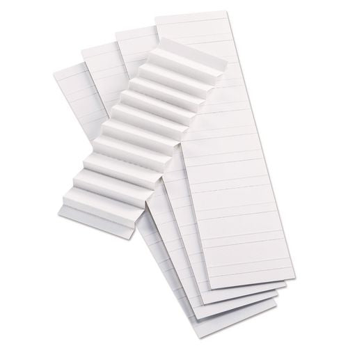 Pendaflex Blank Inserts For Hanging File Folders, Compatible with 42 Series Tabs, 1/5-Cut, White, 2" Wide, 100/Pack