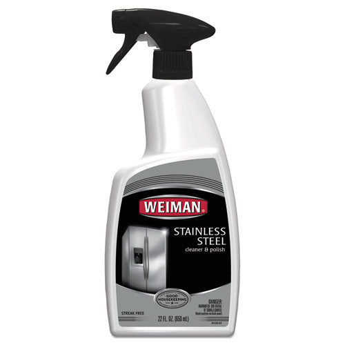 WEIMAN Stainless Steel Cleaner and Polish, 22 oz Trigger Spray Bottle